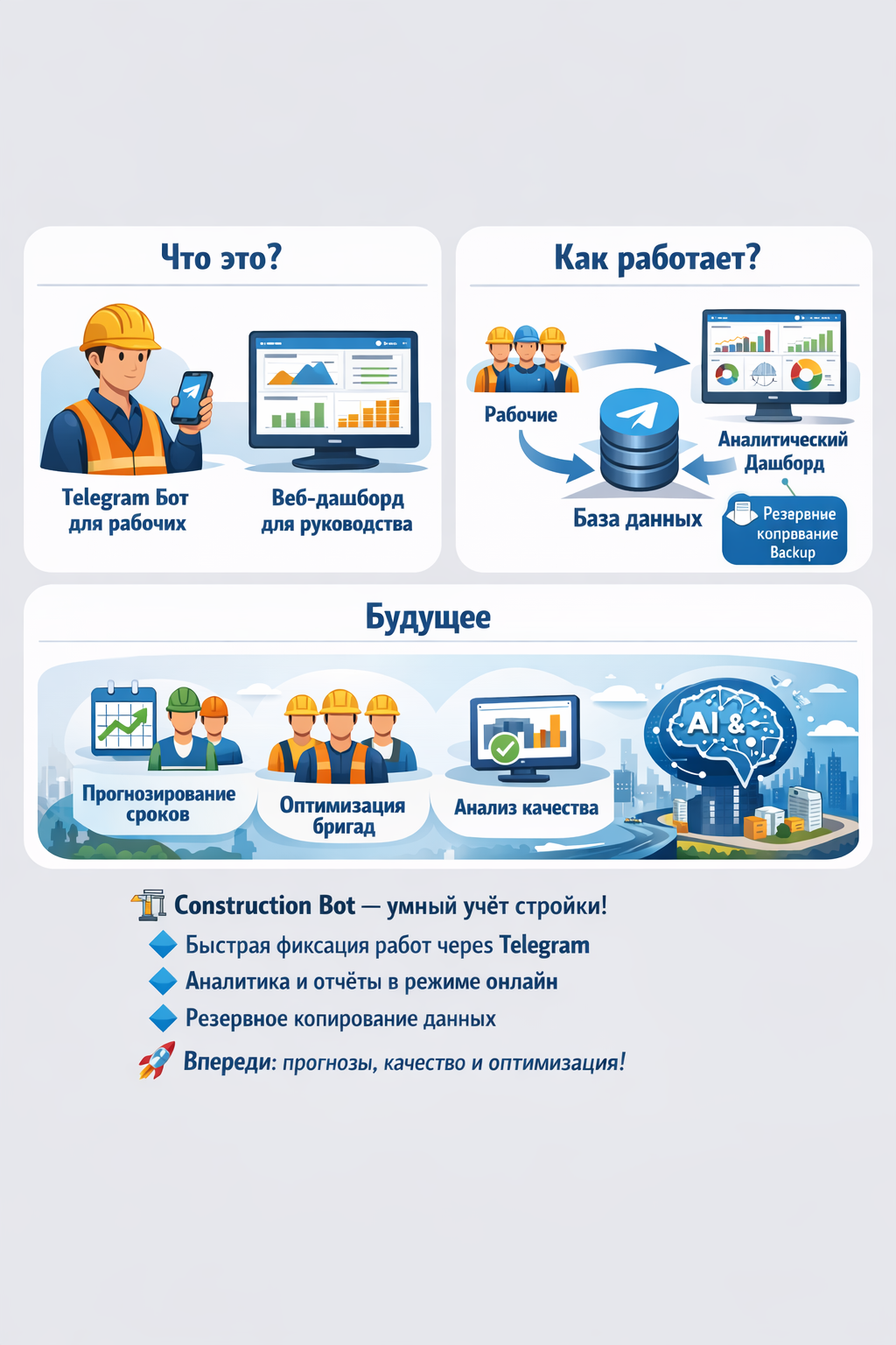 Construction Bot - Скриншот 1